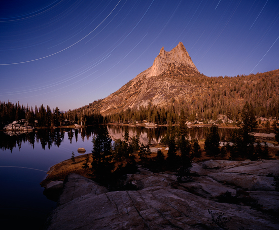 Cathedral Peak and Lake, 2012 (Original - Ansel Adams, 1960)