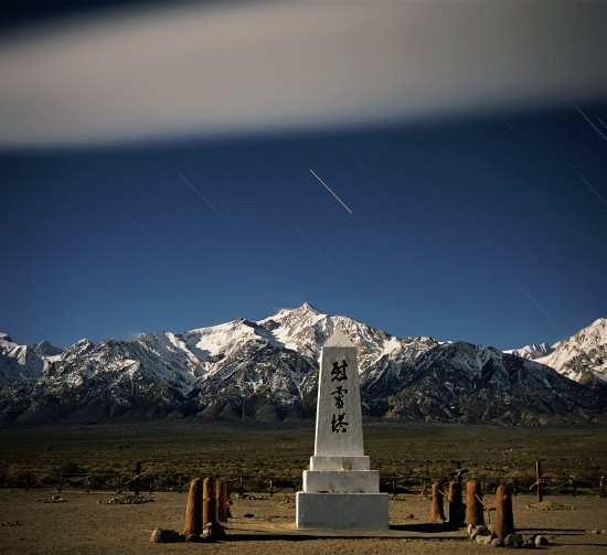 original ansel adams photographs. Night Visions. Manzanar